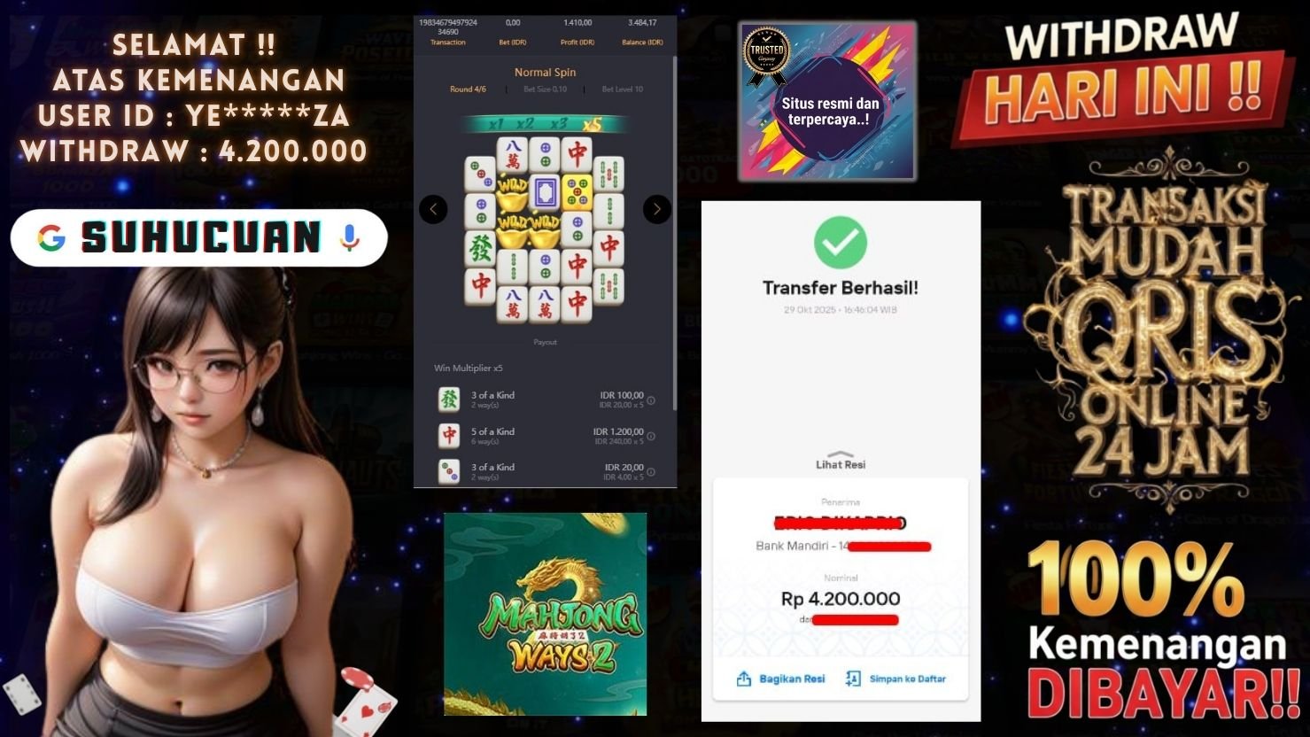 SUHUCUAN JACKPOT SLOT MAHJONG WAYS 2